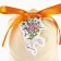 Cotton bag “With love for you”, flowers, 16 x 24 cm