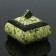 Casket "Larchik", 8x8x7 cm, natural stone, coil