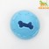 Ball under the treats thickened TPR, 7 cm, blue