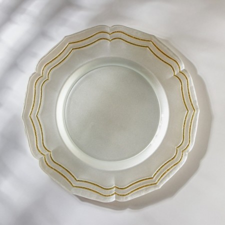 Elis dish, d = 32 cm, gold color