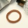 Hair elastic band "spring" metallic, 5 cm, mix