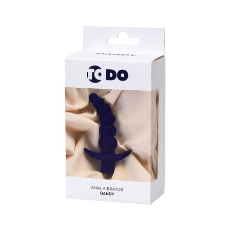 Anal vibrator Todo by Toyfa Dandy, moisture resistant, silicone, purple color, 13.5 cm, D 3.2 cm 7-5