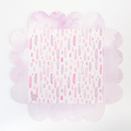 Cookie box, confectionery packaging with PVC lid, “pleasant moments”, 13 x 13 x 3 cm-5