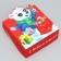 Folding box “Happy New Year!”, White bear, 25 x 25 x 10 cm, new year