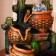 Fountain "jugs with weaving at the mill" 17x14x26 cm (with backlight)