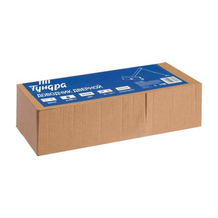 Доводчик дверной ТУНДРА D80WW, от 45-70 кг, белый-1