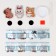 Diamond mosaic on a wooden magnet for children "Cute Beasts", a set for creativity