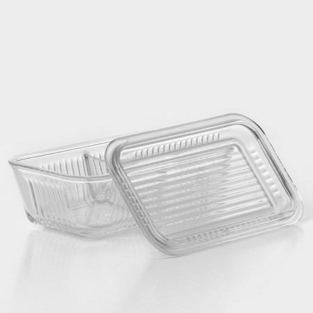 Glass container for storage of products, 480 ml-4