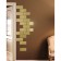 Interior stickers "bricks", mirror, wall decor, set 18 pcs, 15 x 6 cm