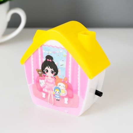 Night House LED from the 220V white white-green 7x7x7 cm network, MIX RISALUX-1
