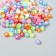 Beads for creativity plastic "White English letters" Color set 20 grams 0.4x0.7x0.7