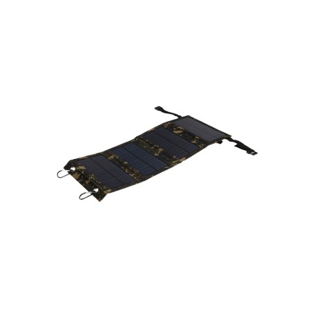 Solar panel for charging the phone, folding, 4 panels, 21 watts, 44 × 16.5 × 0.3 cm, khaki