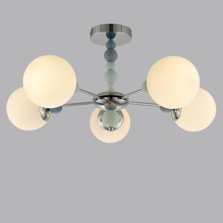 Cell chandelier Lumion. Sunday, 5x40W, E14, 300x650x650 mm, chromium color