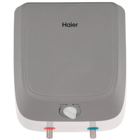 Haier ES10V-C1 (R) water heater, cumulative, 1.5 kW, 10 l, lower eyeliner, gray