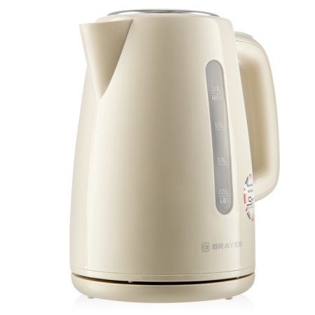Electric kettle Brayer 1069br, plastic, 2 l, 2200 watts, white-1