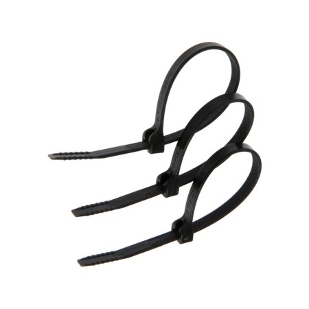 Clamp, with a metal lock, 4.7x150 mm, 100 pcs