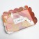 Cookie box, confectionery packaging with PVC lid, “stone”, 20 x 30 x 8 cm