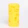 Aromatic decorative candle "openwork", yellow, 6x12 cm, melon