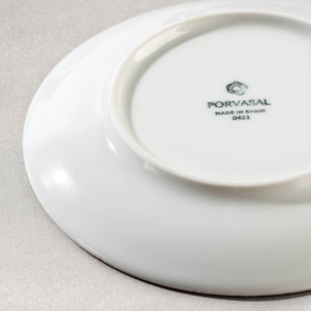 Porcelain plate flat Natur Sand, D = 16.5 cm, brown color-3