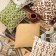 Decorative pillowcase 40x40 cm, Pattern Green, 100% cotton