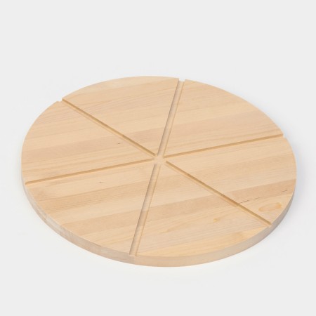 ADELICA pizza "Italiano", 6 pieces, d = 32 cm, thickness 1.8 cm, birch-8