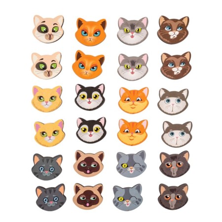Game table memo "cats" Far form Land Wood (24 chips in a box)-6