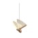 Suspension "Butterfly", size 17x13x200 cm, 6W, LED, 3000K