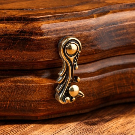 Handmade backgammon "owl", deep cutting, with a handle, 60x30 cm, with a chess field, a walnut array, Armenia-4