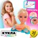 Barbara hairstyle doll for creating hairstyles, with accessories
