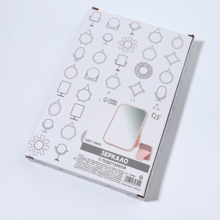 Desktop mirror, mirror surface 13 x 19.5 cm, color mix-4