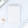 Notepad on the crest in a cage A7, 40 liters. Cover coated paper "I am 5"