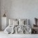 Cover with pillowcases "Diana", size 230x250 cm, beige-gray color