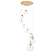 Suspension VOLARE 300 cm, D 58 cm, 8x40W E14