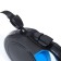 Roulette "Piggon" classic, with a rubberized handle, 8 m, up to 50 kg, cable, black
