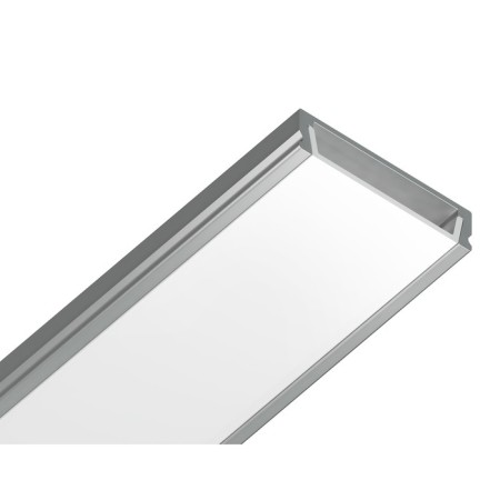 Profile aluminum overhead ambrella Illumination alum Profile, GP1800AL, 2000x6x23.8 mm, silver color, matte divet-1