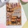 Postcard "On Birthday!" Glitter, Congrev, Coffee, Car, 12.5x19.4 cm