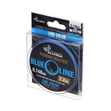 Monophile Fine Allvega Fishing Master, diameter 0.148 mm, test 2.2 kg, 30 m, blue-1