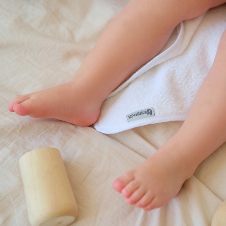 Baptum towel with embroidery 100% cotton, 75 x 75 cm-5