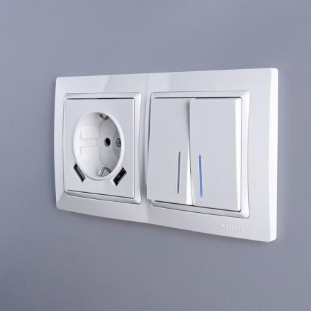 Frame for 2 posts WL03-FRAME-02, white color-3