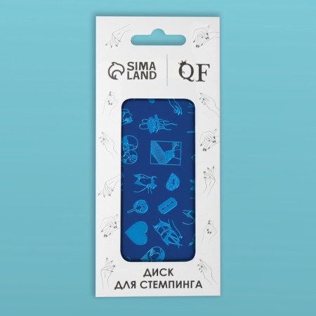 Stamping disk Metal "silhouette", 12 × 6 cm-2