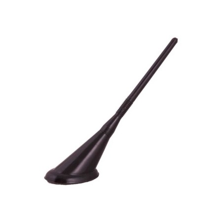 Decorative Antenna Skyway, 14.5 cm, oval base, black, S00201015