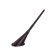 Decorative Antenna Skyway, 14.5 cm, oval base, black, S00201015