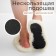 Women's slippers with an open nose size 36, milk color
