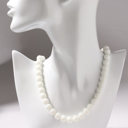 Beads Shar No. 10 "Agat Bely", 45cm-3