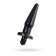 Anal plug Toyfa Popo Pleasure Lacerta with vibration, TPR, Black, 12.1 cm
