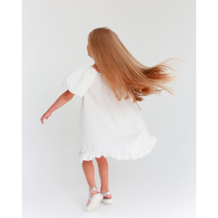 Платье детское KAFTAN "Cute", р. 38 (146-152), белый-3