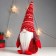 Doll Interior Light "Santa Claus Luminous nose, in a red cap with patterns" 33x17x12 cm