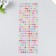 Stick plastic rhinestone "Half -dash pearl" d = 0.7 cm mix 10.7x32 cm