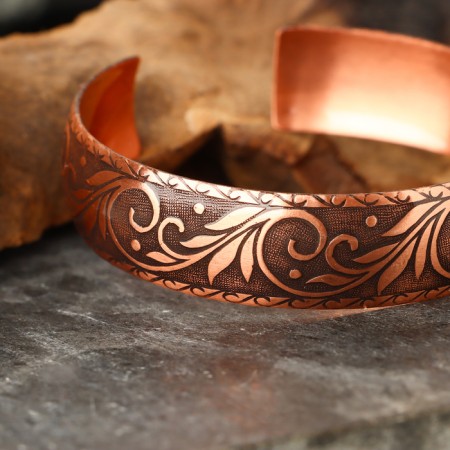 Middle Bracelet "Lace", copper-4