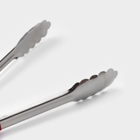 Forceps kitchen shares "Paints", 29 × 4 cm, 201 steel, red color-2